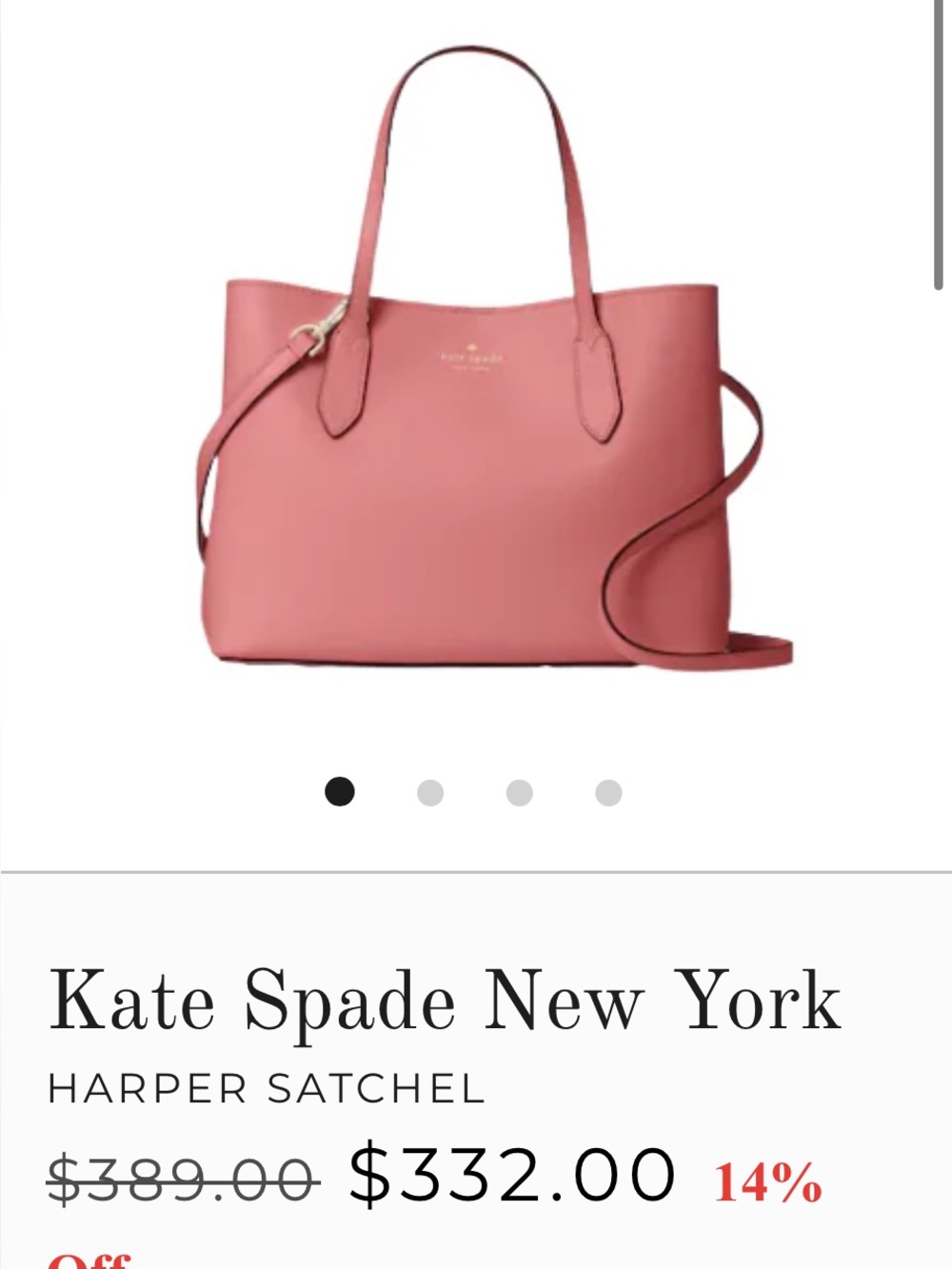 Kate Spade harper purse new